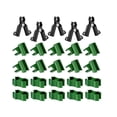 thumbnail image 1 of Adjustable Plant Trellis Connector Clip Plastic Plant Connector Stakes Garden Plastic Connector Type A (50pcs, 11mm), 1 of 5