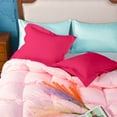 thumbnail image 3 of NTBAY 100% Brushed Microfiber Euro Pillow Shams Set of 2, Super Soft and Cozy European Throw Pillow Covers, Wrinkle, Fade, Stain Resistant Square Pillow Cases, 26"x26", Magenta, 3 of 5