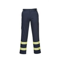 Portwest F127 Mens Modern Reflective Iona Extra Work Pants Navy, 46
