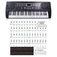 thumbnail image 2 of 88 Keys 61 Keys 54 Keys Transparent Piano Keyboard Stickers Electronic Keyboards Stickers Tabs Musical Notes Key Stickers, 2 of 8