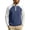 Navy#91, variant on YOIAVAIOY Men's Quarter Zip Sweatshirts Waffle Knit Loose Fit Color Block Pullovers Stand Collar Sporty Casual Tops Blue XL