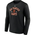 thumbnail image 2 of Men's Majestic Black San Francisco Giants High Praise Long Sleeve T-Shirt, 2 of 3