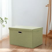 PRINxy Foldable Storage Box Household Large Capacity Storage Box Thickened Toy Sorting Box,Green,B
