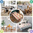 thumbnail image 5 of Pioneer Flower Floral Print Pattern Rectangle Tablecloth 60"x102", Waterproof Polyester Table Cloth, Wipeable Spillproof for Dining Camping Indoor Outdoor, 5 of 6