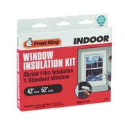 2 pcs Frost King 42 In. X 62 In. Indoor Shrink Film Window Kit