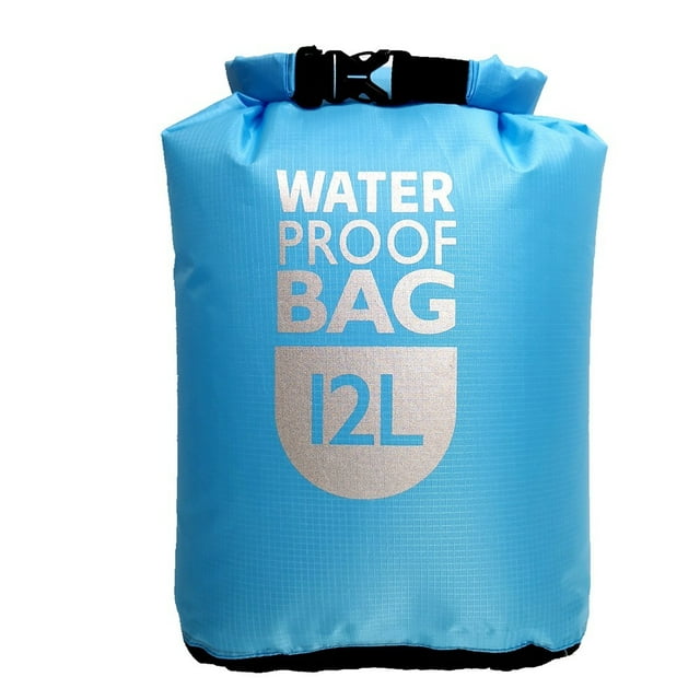 Sac Étanche Sec 6L12L pour Extérieur Natation rafting kayak Bateau Sac de Rangement