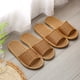 thumbnail image 3 of Minnieouse 1 par de pantuflas de casa de bambú para interiores y exteriores para mujeres y hombres, calzado de sandalia con punta abierta de Type11 NO11, 3 of 6