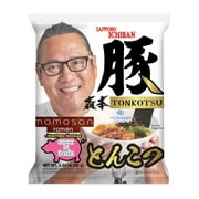 Sapporo Ichiban Momosan Ramen (Chicken, Tonkotsu Flavor) 3.44 Ounce, Variety Pack-Pack of 30