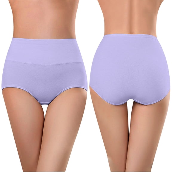 Blmnix Woman Underwear Butt Lifting Panties Tummy Control High Waisted Seamless Boxer Purple Boxer Briefs for Women,XXXL