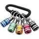 thumbnail image 1 of 5pcs 1/4" Hex Handle Key Chain Screwdriver Bit Holder Set Extension Rod Quick Change Bit Screw Adapter Screw, 1 of 5