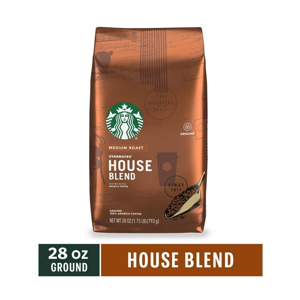 Starbucks House Blend, Ground Coffee, Medium 28 - Walmart.com