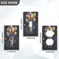 thumbnail image 7 of Yayeee Duplex Wall Plate 1-Gang 4.5"x2.7" Home Receptacle Light Switch Decorative Outlet Cover, Watercolor Astronaut, 7 of 7