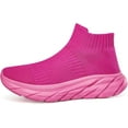 thumbnail image 2 of Breathable Knit Fur Lined Winter Work Gym Trainers Sneakers for Women and Men Stylish, 2 of 14