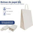thumbnail image 2 of Kit de 50 Bolsas de Papel Kraft Bluelander, Blanco, 2 of 5