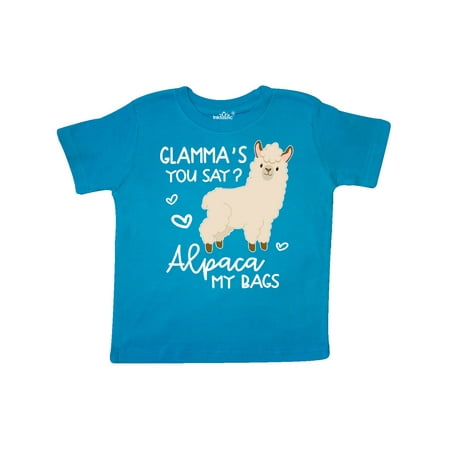 

Inktastic Glamma s You Say Alpaca My Bags Gift Toddler Boy or Toddler Girl T-Shirt