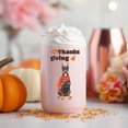 thumbnail image 4 of Happy Thanksgiving Doberman Pinscher with Turkey Pumpkins Autumn Vibes 16oz Glass Cup Mug Doberman Dog Lover Gifts Glass Can - 12018, 4 of 5