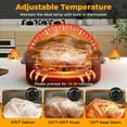 thumbnail image 4 of Costway 20 QT Electric Roaster Oven with Self-Basting Lid, Removable Pan & Rack, Defrost Black, 4 of 9