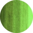 thumbnail image 1 of Ahgly Company Indoor Round Abstract Green Modern Area Rugs, 5' Round, 1 of 4