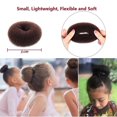 thumbnail image 3 of Extra Small Hair Bun Maker for Kids, Hair Donut Sock Bun Form for Girls, Mini Hair Doughnut Shaper for Short and Thin Hair, 3 of 6