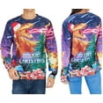 thumbnail image 5 of Boys Girls Ugly Christmas Sweatshirt Kids 3D Funny Xmas Long Sleeve Dinosaurs Pullover Sweater Tops T-Shirt, 5 of 7