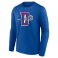 thumbnail image 2 of Men's Royal Detroit Pistons Alternate Logo Long Sleeve T-Shirt, 2 of 3