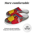 thumbnail image 6 of Kdxio Dinosaur Super Hero Cartoon Women's Men's Slippers Plush Slip-On House Slipper for Winter Indoor Soft Cushion Non-slip Fluffy Slides Slippers-13, 6 of 7