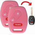 thumbnail image 1 of RemoteOverstock (2 PACK) Étui en Silicone Caoutchouc Sans Clé pour Clé Remote Protection pour Honda Compatible Civic, 1 of 4