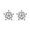 White, variant on Silvermist Jewelry Sugar Snow Stud Earrings 18K White Gold over 925 Sterling Silver | Everyday Jewelry for Women, Birthday Gift for Her
