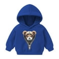 thumbnail image 1 of Sudadera con capucha para bebé, niño y niña, sudadera informal con estampado para bebé, regalo para niña, blusa, 1 of 5