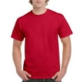 thumbnail image 1 of Gildan Mens Ultra Cotton T-Shirt, 4XL, Cherry Red, 1 of 3