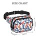 thumbnail image 4 of Fotbe Red Lobster Cangurera Cuadrada con Estampado de Doble Capa, Bolsa de Cintura Ajustable Mini para Hombres y Mujeres, 4 of 9