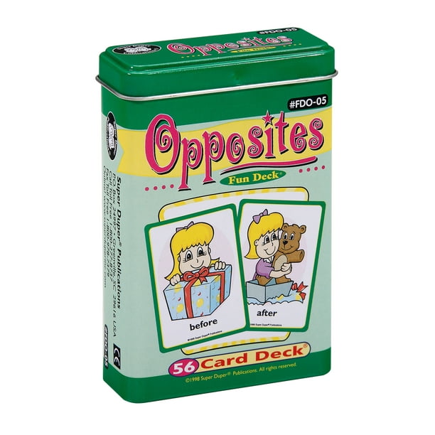 Super Duper Publications Opposites Fun Deck Flash Cards - Educational ...