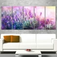 thumbnail image 1 of Design Art Growing And Blooming Lavender Floral Photo Canvas Art Print, 1 of 3
