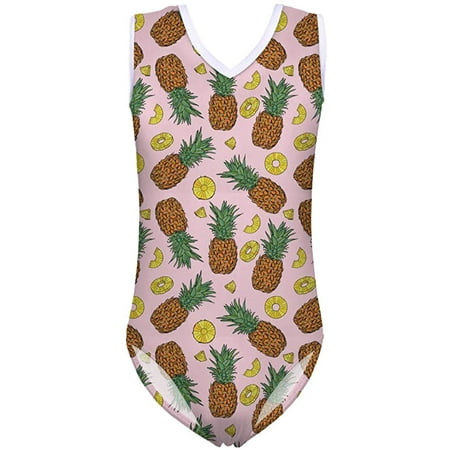 Jacenvly One Piece Swimsuits For Girls Skin-Friendly Big Girl Onepiece Floral Prints Swimsuit Sport Bikini Set Swimwear Bathing Suit Children S