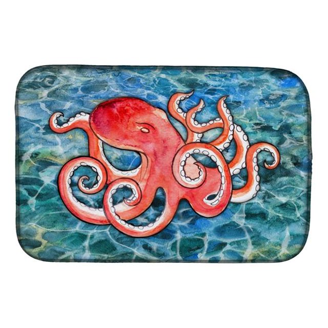 Carolines Treasures BB5357DDM Octopus Dish Drying Mat