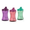 Nuk Gerber Graduates 10 Ounce Fun Grips Hard Spout Sippy Cup Set 3 cups 10-Ounce in three colors, (Green , Pink , Purple)