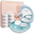 thumbnail image 2 of Portable Ultrasonic Contact Lens Cleaner Machine Kit with Extra 2PCS Solution Cleaning Case Replacement, 2 of 6