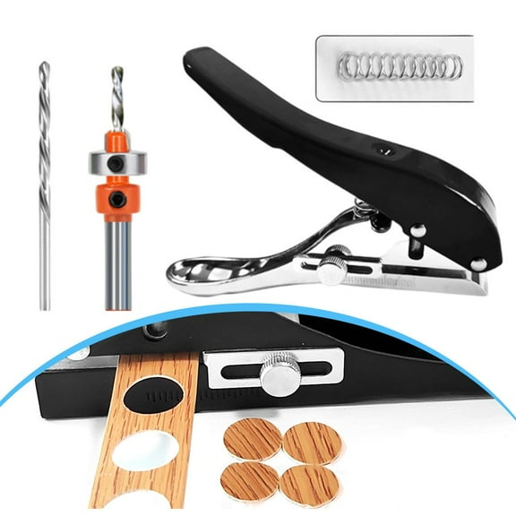 Multi Material Hole Punch Kit With Easy Operation And Depth Adjustment Fangkenuo