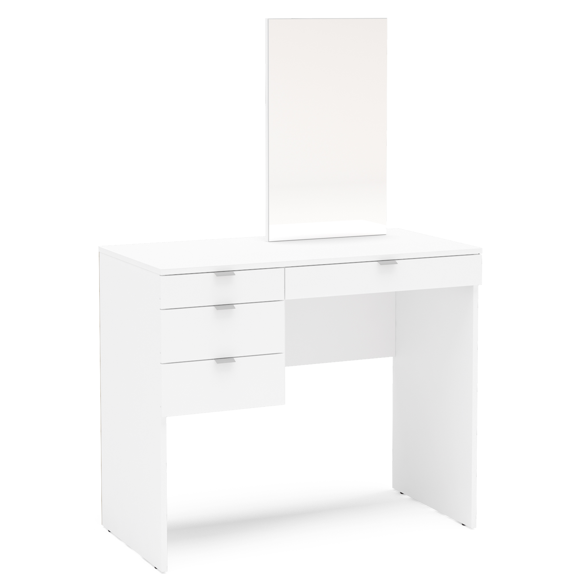 Boahaus Maia Modern Vanity Table, White Finish, for Bedroom - image 5 of 9