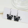 thumbnail image 5 of BNNG Halloween Witch Earrings For Women Halloween Skeleton Butterfly Shaped Earrings Silver Halloween Earrings Halloween Party Earrings For Women Earrings Humorous Halloween Earrings, 5 of 6