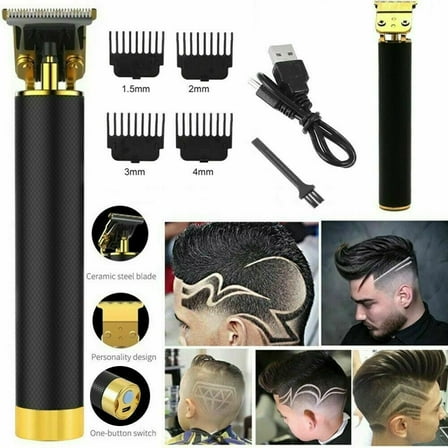 Professional Trimmer Hair Clippers Cutting Beard Cordless Barber Shaving Machine