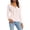 Pink - pink, variant on Lucky Brand Womens Lace-Up Neck Pullover Blouse, Pink, Medium