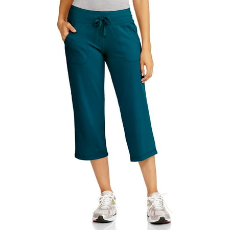 Danskin Now - Danskin Now Basic Knit Capri Pants - Walmart.com