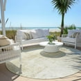 thumbnail image 6 of Addison Rugs Chantille Indoor/Outdoor Transitional Modern Beige Washable Round Rug, 8' x 8', 6 of 6