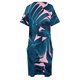 thumbnail image 5 of Vestido de verano holgado con bolsillos para mujer traje de fiesta de moda color azul plátano, 5 of 7