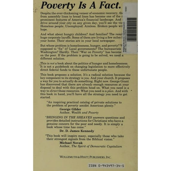 Pre-Owned Bringing in the Sheaves: Transforming Poverty into Productivity (Paperback) 0943497345 9780943497341