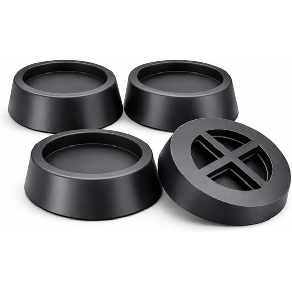 Non Slip Furniture Pads 2.5" 4 Pack Rubber Caster Cups Floor Protectors