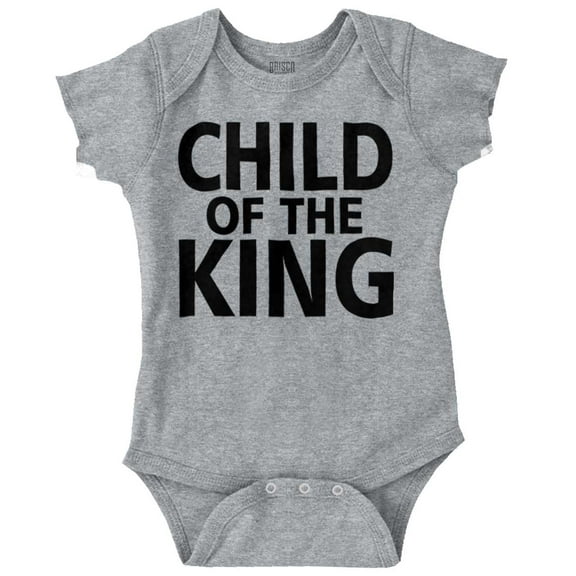 Child of the King Christian Religious Romper Boys or Girls Infant Baby Brisco Brands NB