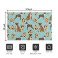 thumbnail image 5 of Boxer Dog Pitbull Terriers Dog and Pizza Door Rugs,Washable Non Slip Door Mats Indoor,Decorative Door Mats,Entry Mat Indoor for Entrance,Bedroom,Kitchen,Bathroom,20"x32", 5 of 6