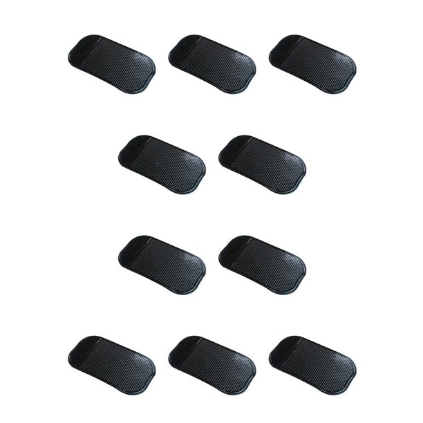sweethay Alfombrilla antideslizante Mape de 13x7CM, alfombrilla de araña para automóvil, alfombrilla para teléfono móvil negro PC 1 10piezas sweethay CBP432691